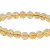 Bracelet Boule Citrine chauffée